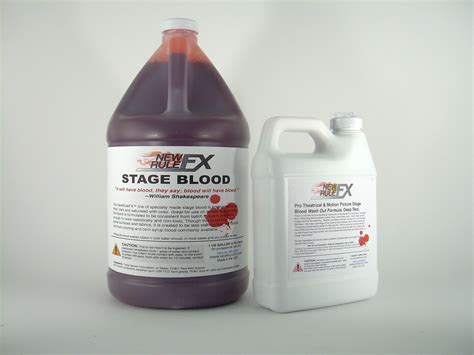 washable stage blood